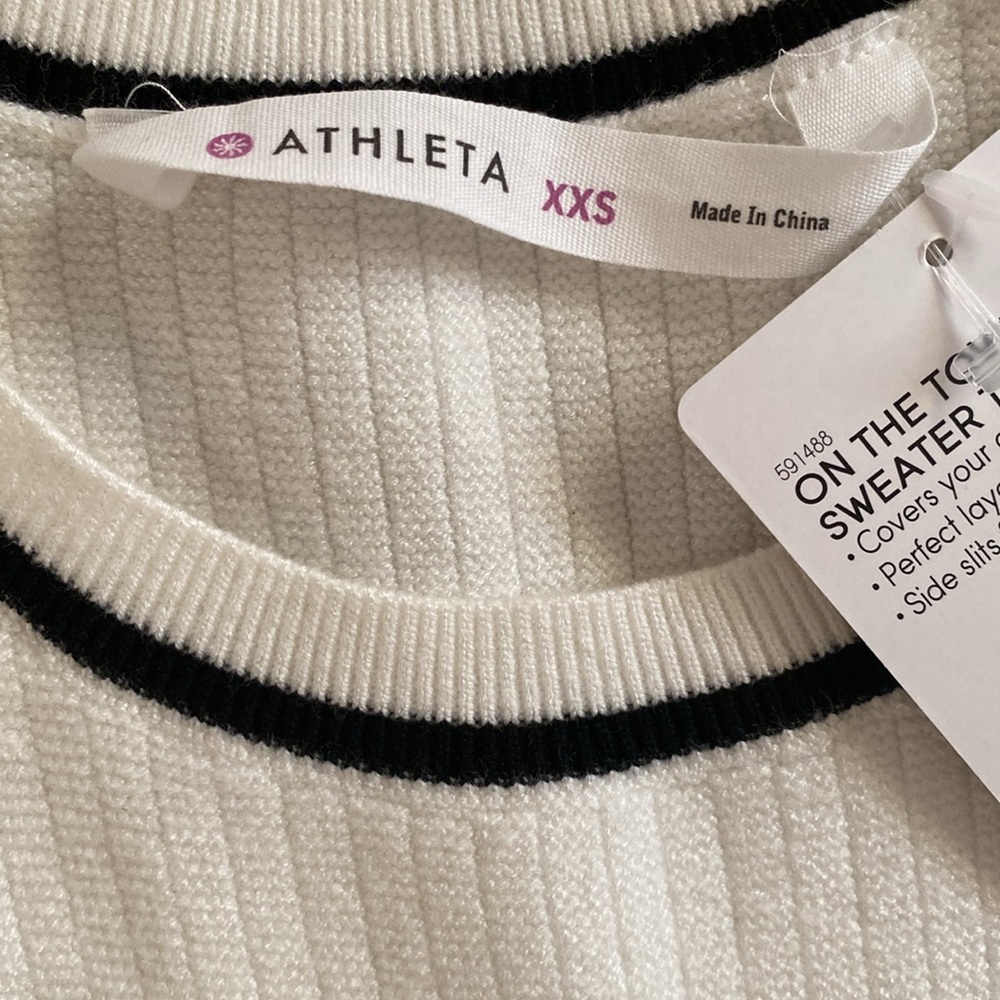 Athleta XXS sweater tunic NWT - Picture 7 of 10